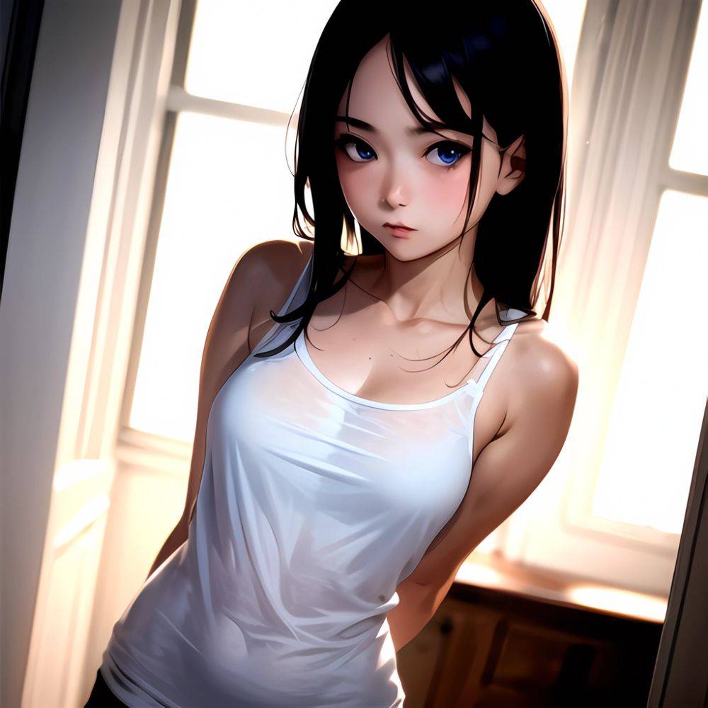 1girl Sexy Blue Eyes Arms Behind Back Facing The Camera Looking At The Camera, 1948125574 - AIHentai - #main