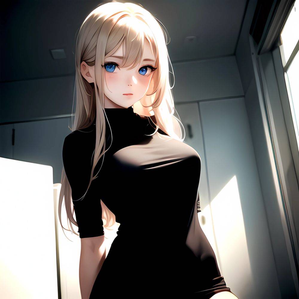 1girl Sexy Blue Eyes Arms Behind Back Facing The Camera Looking At The Camera, 1716802538 - AIHentai - #main