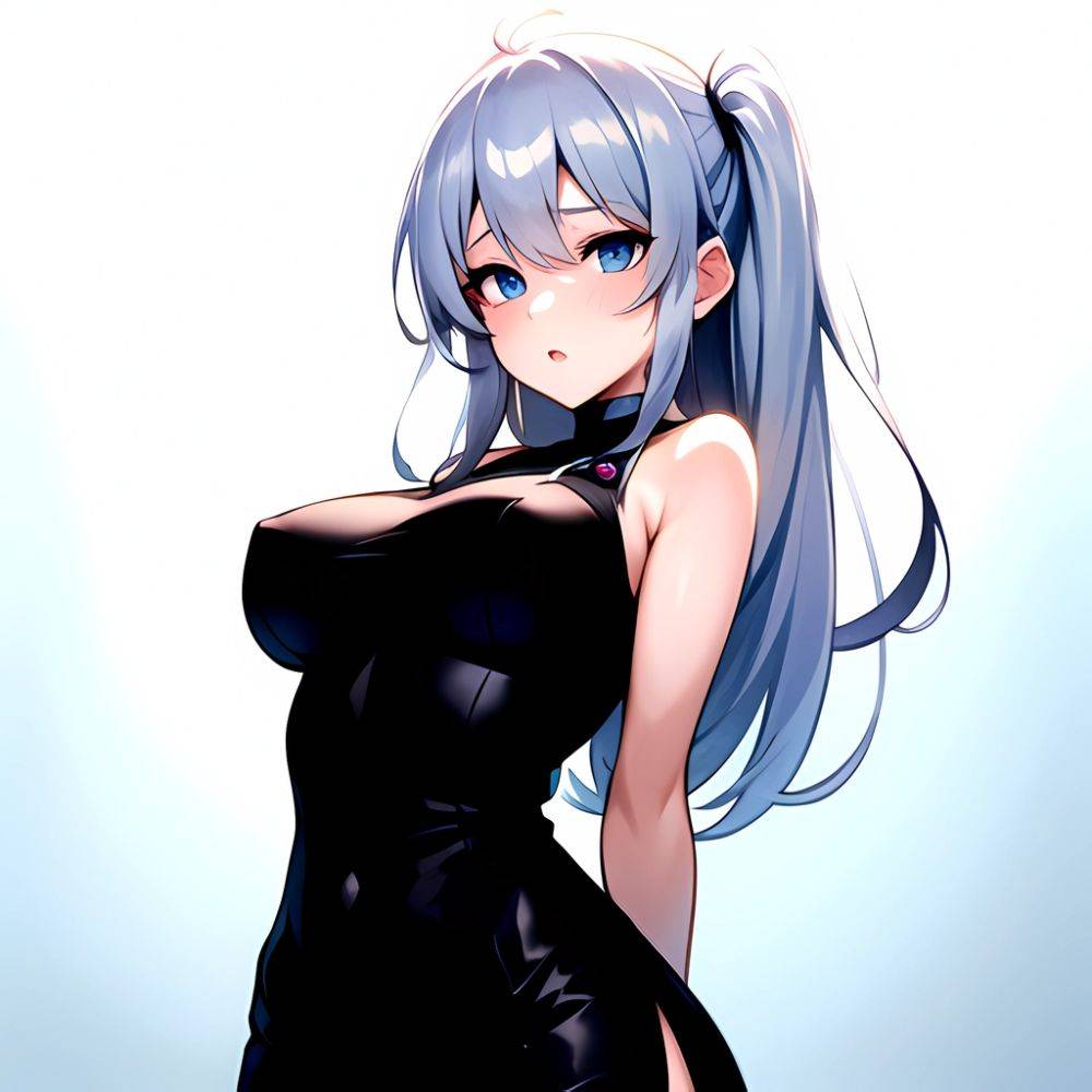1girl Sexy Blue Eyes Arms Behind Back Facing The Camera Looking At The Camera, 2934686518 - AIHentai - #main
