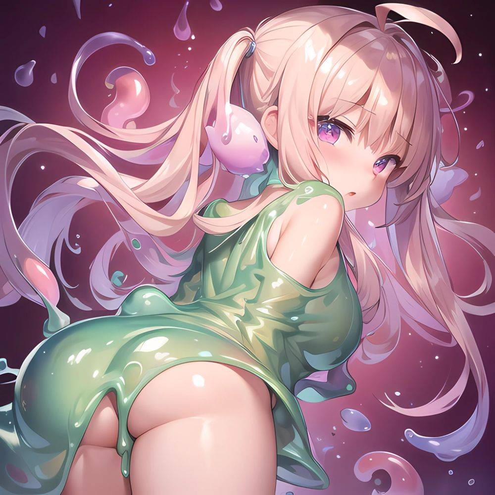 Slime Substance 1 4 Sexy Naked Messy Slime Slime 1 4 Different Colour Slime Absurdres Blush 1 1 Highres Detail, 1040300109 - AIHentai - #main