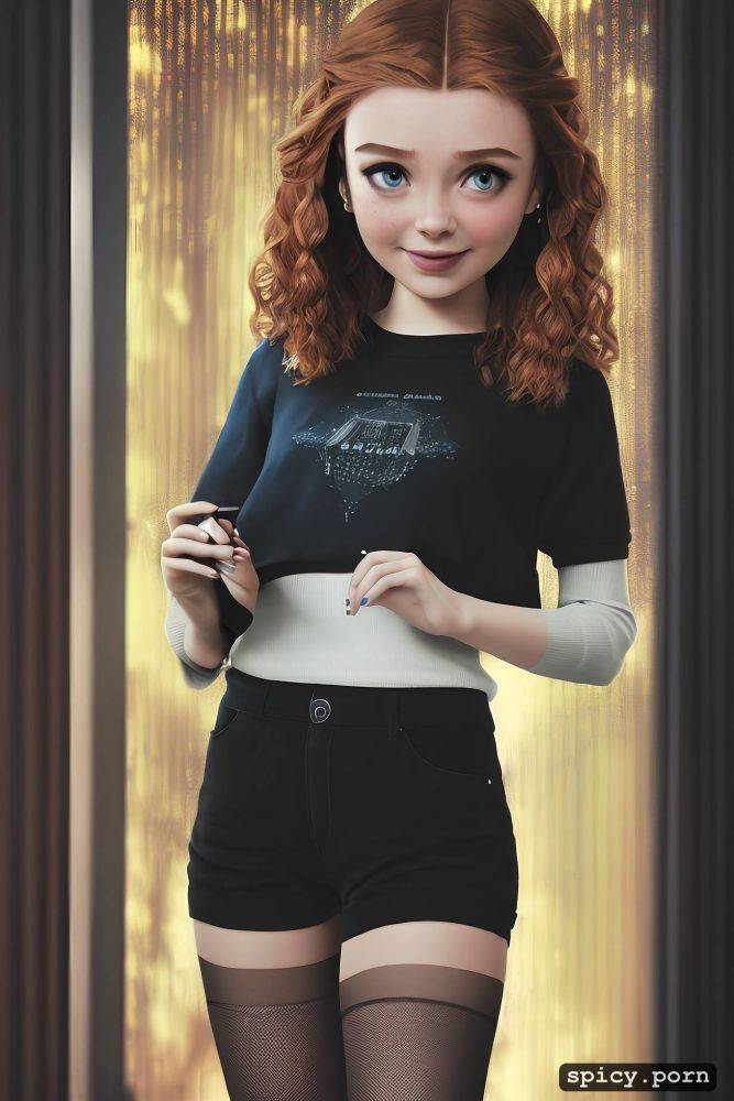 sadie sink in black panties - #main