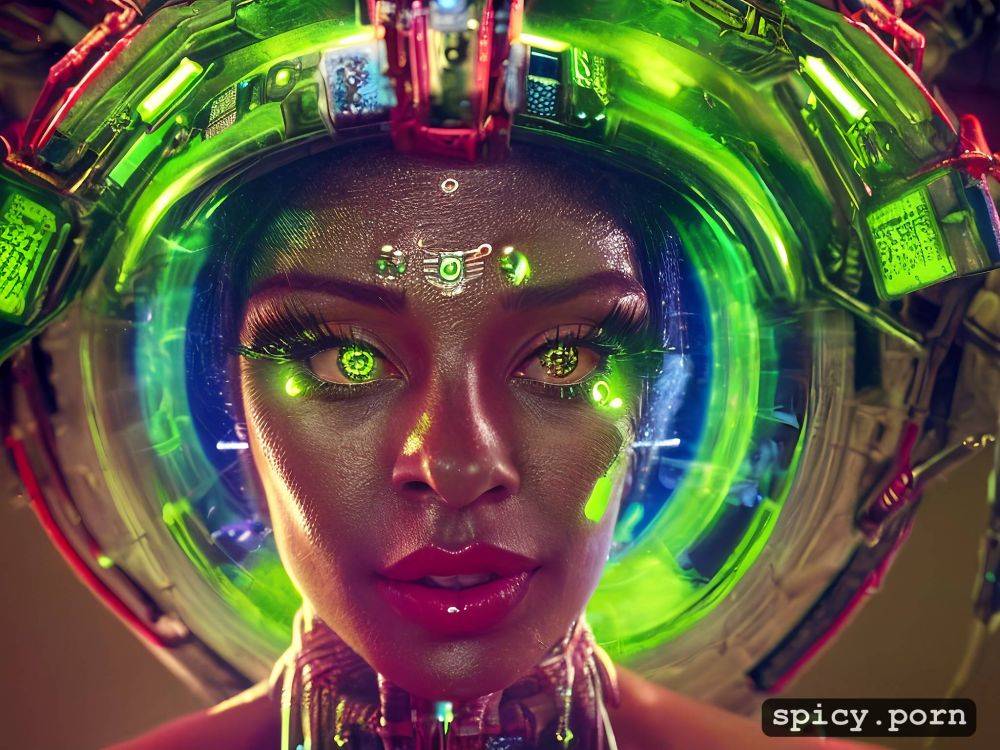 nessa divil as borg queen from star trek, young gorgeous, pov strangle - #main