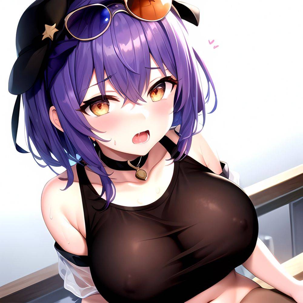 1girl Absurdres Breasts Collarbone Cum Ejaculation Eyewear On Head Hetero Highres Honkai Star Rail Honkai Series Hu Dako Kafka H, 784916906 - AIHentai - #main