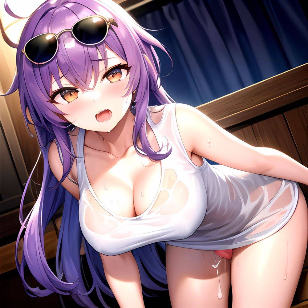 1girl Absurdres Breasts Collarbone Cum Ejaculation Eyewear On Head Hetero Highres Honkai Star Rail Honkai Series Hu Dako Kafka H, 2196620017 - AIHentai - #main
