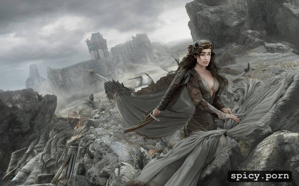 emilia clarke as woman of dragons naked - #main
