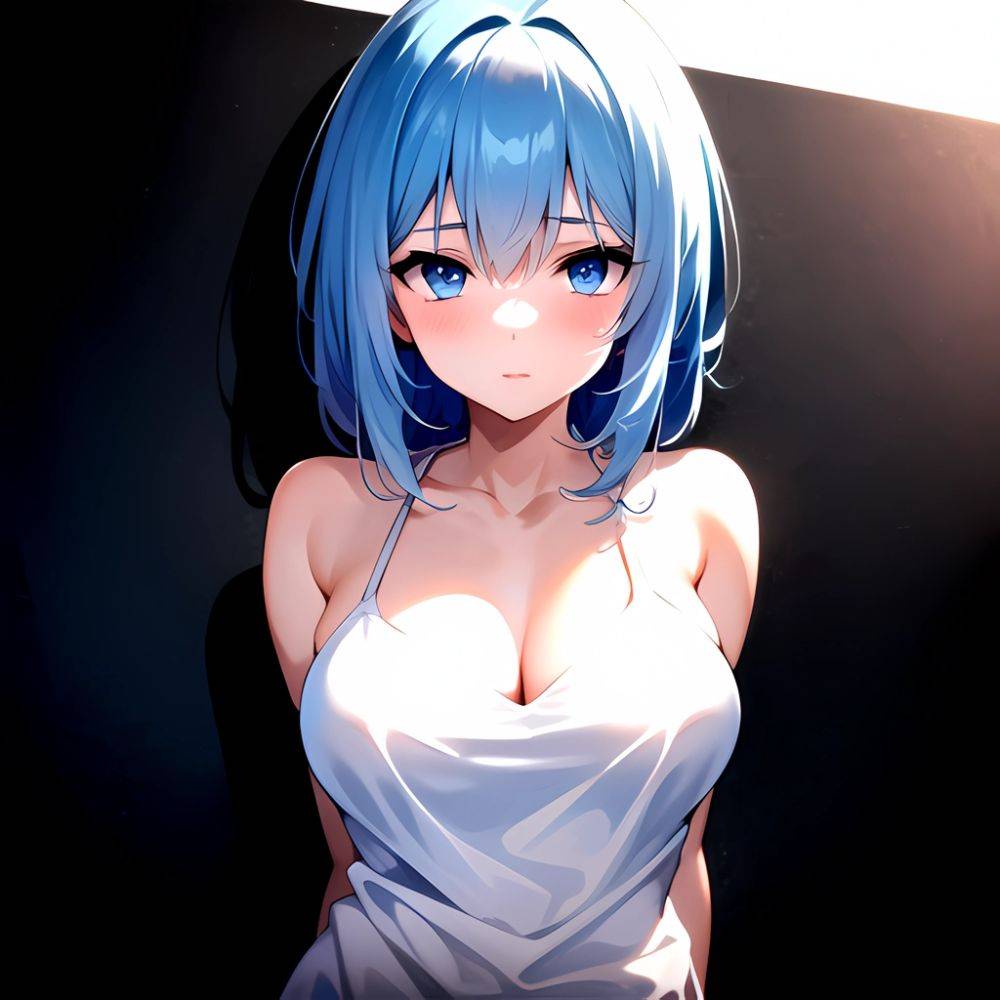1girl Sexy Blue Eyes Arms Behind Back Facing The Camera Looking At The Camera, 3448132945 - AIHentai - #main