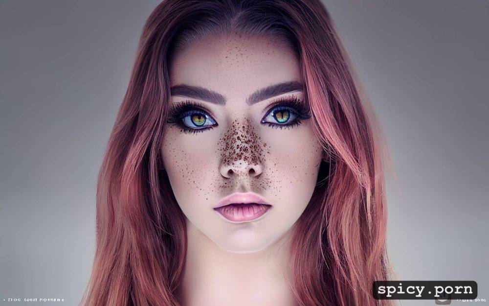cum on her face, big glossy eyes, digital painting masterpiece - #main
