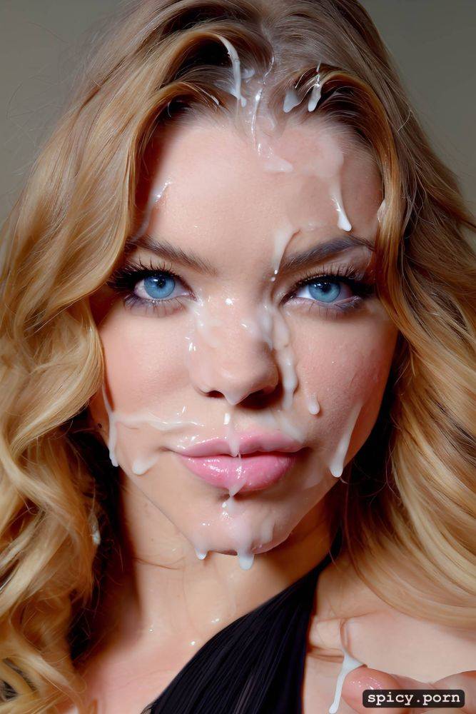 anya taylor joy, massive cum on face, detailed face, bukkake - #main