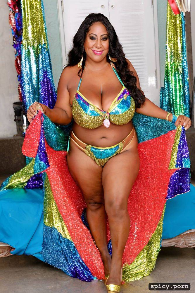 huge natural boobs, 46 yo beautiful performing mardi gras street dancer - #main