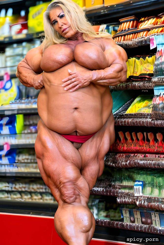 full body 4k high resolution image, big leg, old woman, only woman - #main