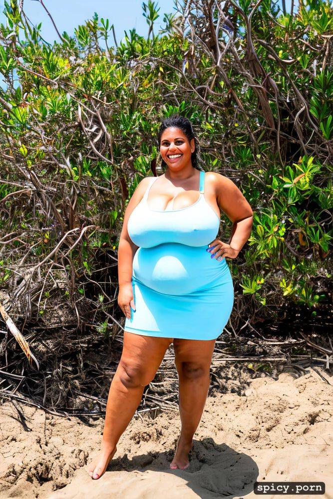 largest boobs ever, standing at a beach, 43 yo, massive natural melons - #main