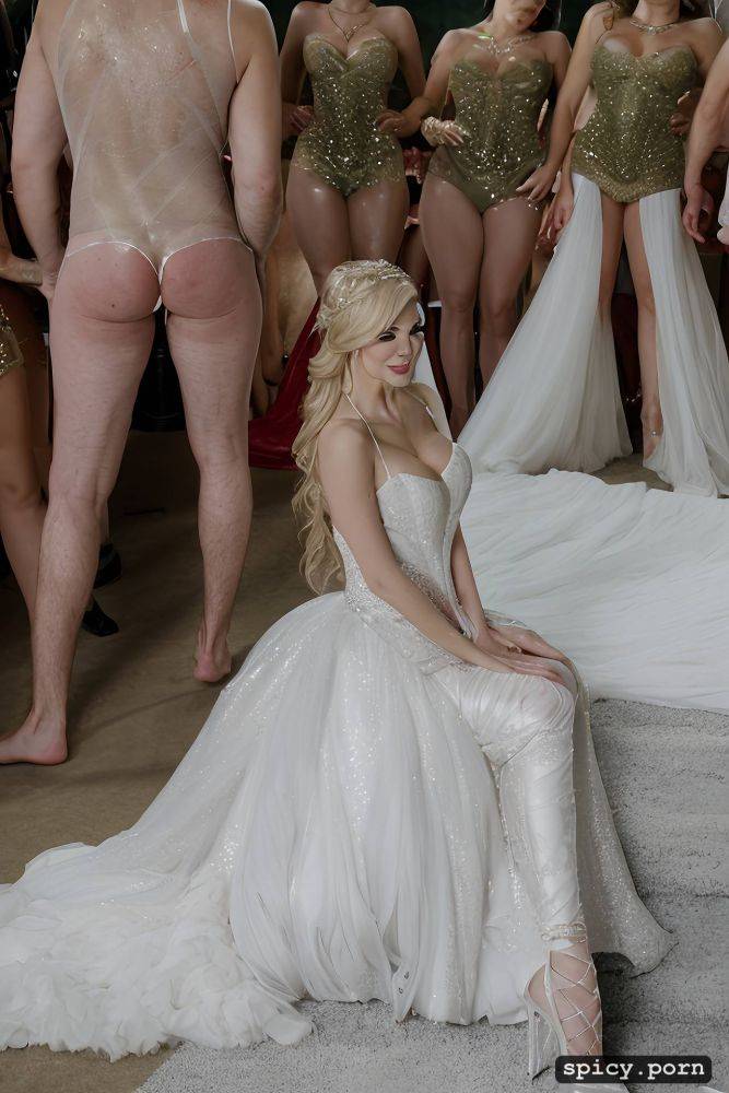 real natural colors ultra detailed detalied position groom laughs on her tickle her in the ass very good with his huge bulging dick right in her round ass on his drunk bored adulteress bride who like standing in gangbang a lot - #main