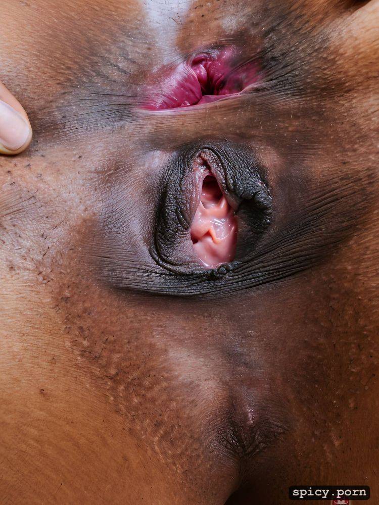 a black woman with spread asshole closeup - #main