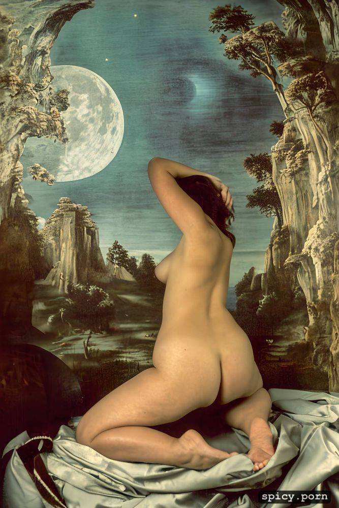 fat body, cave, fat angelina jolie, renaissance davinci, spreading legs - #main