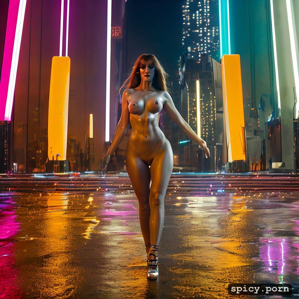gorgeous symmetrical face, photorealistic, sharp focus, on stage in a strip club - #main