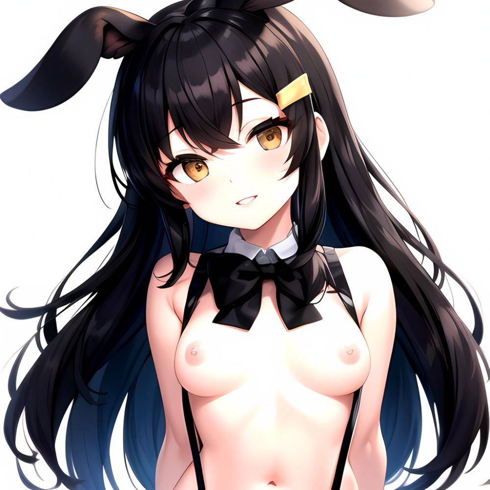1girl Aardvark Kemono Friends Animal Ears Bare Shoulders Black Bow Black Bowtie Black Hair Bow Bowtie Breasts Brown Eyes Cropped, 2428638009 - AIHentai - #main