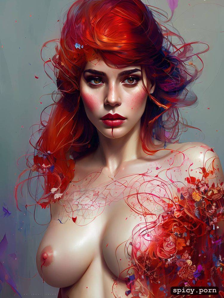 female ghost, comprehensive cinematic, highly detailed, vibrant - #main