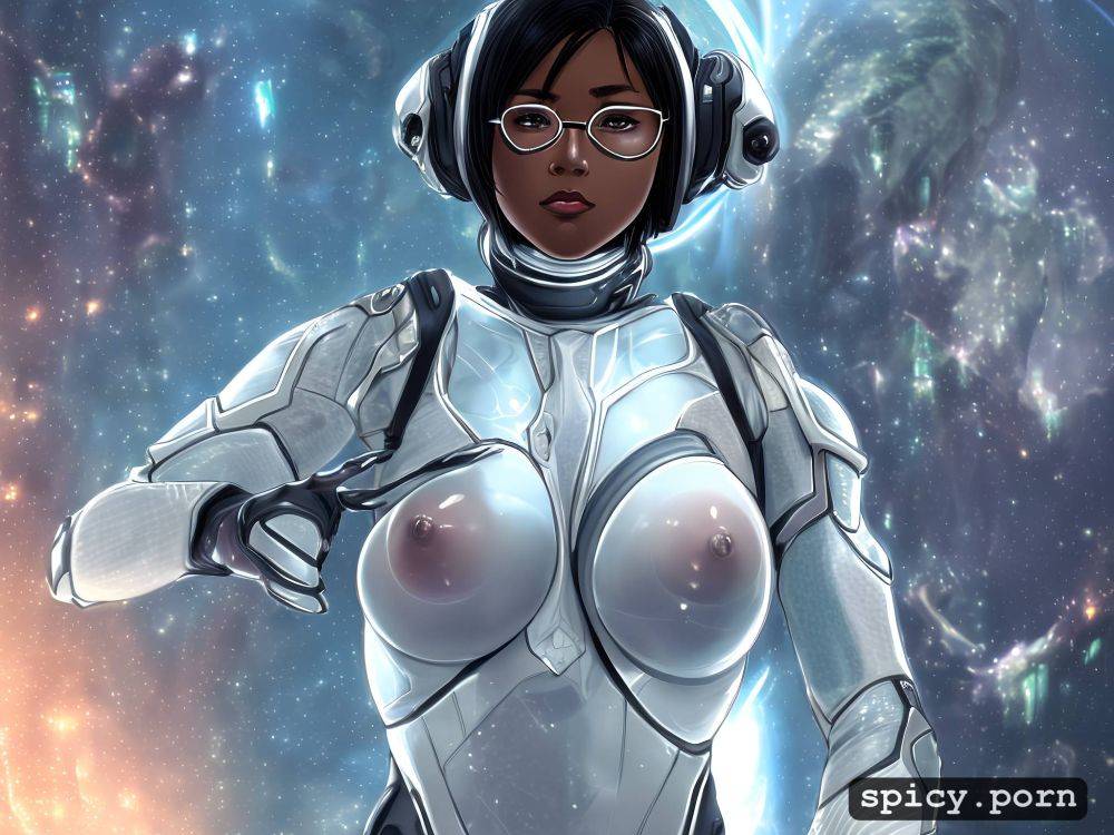 average body, hard nipples, glasses, transparent spacesuit, gorgeous face - #main