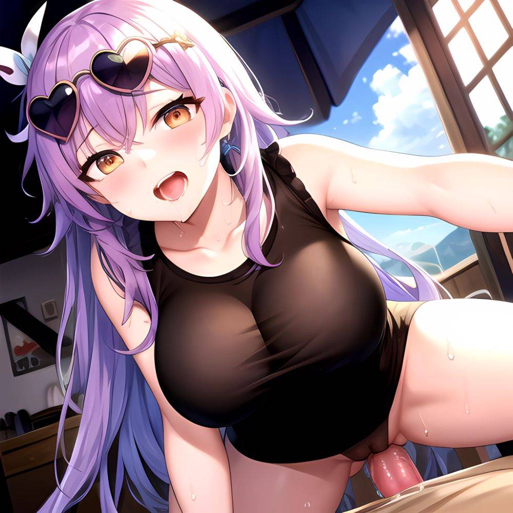1girl Absurdres Breasts Collarbone Cum Ejaculation Eyewear On Head Hetero Highres Honkai Star Rail Honkai Series Hu Dako Kafka H, 3041932170 - AIHentai - #main