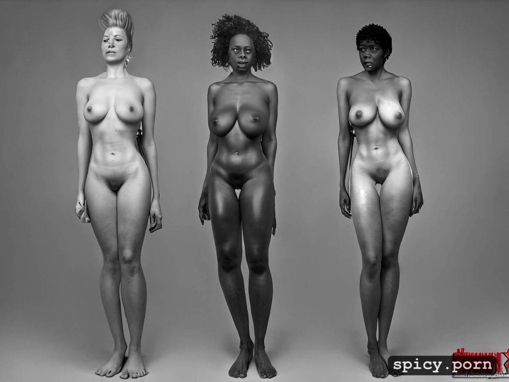 dark skin, modern day, black slaves, realistic style, sad and scared - #main