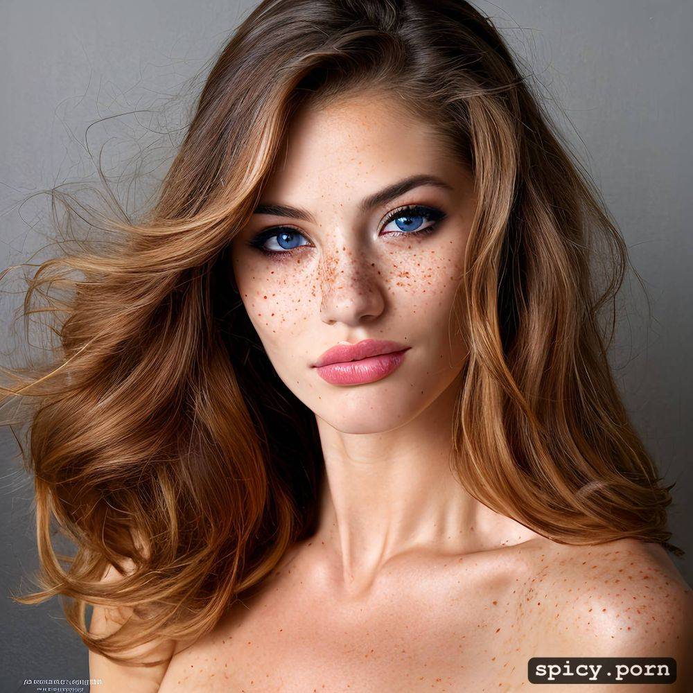 freckles on face, very skinny, perky nipples, 18 years old, cute face - #main