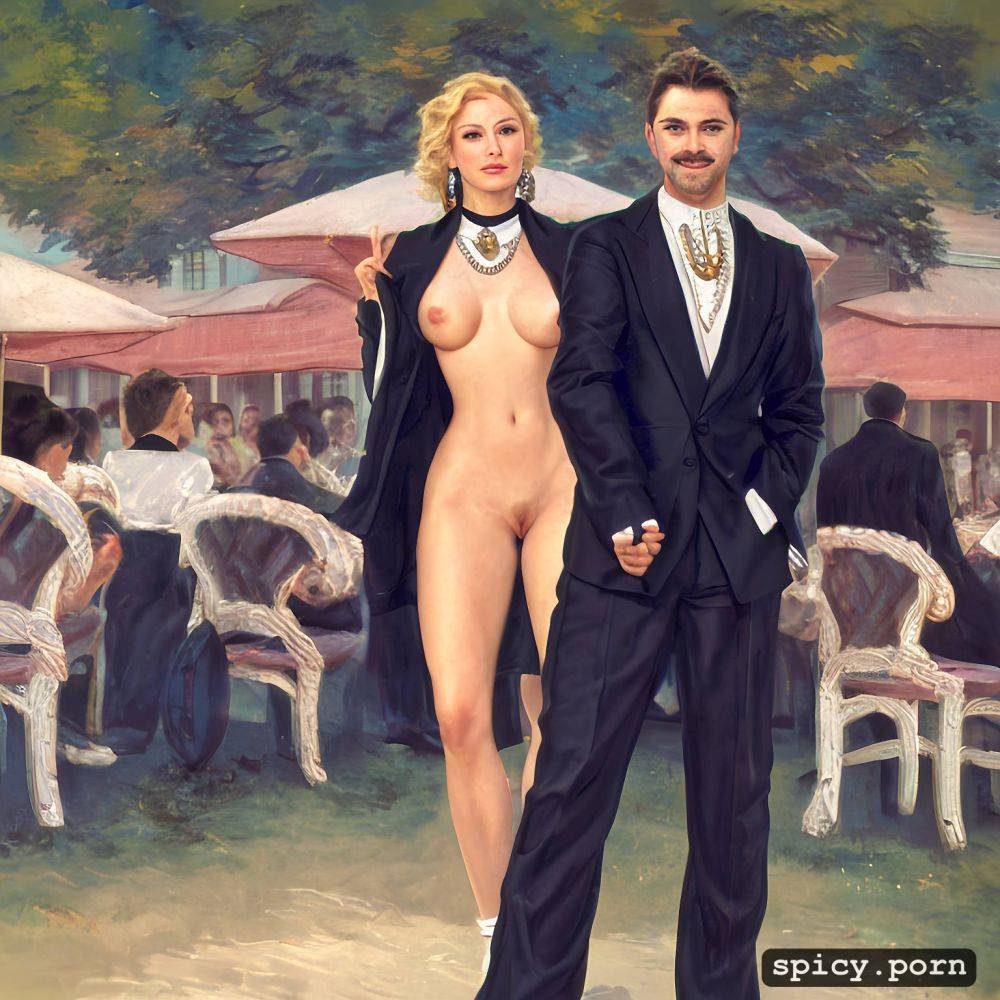portrait, detailed breasts, masterpiece collection, impressionist style - #main