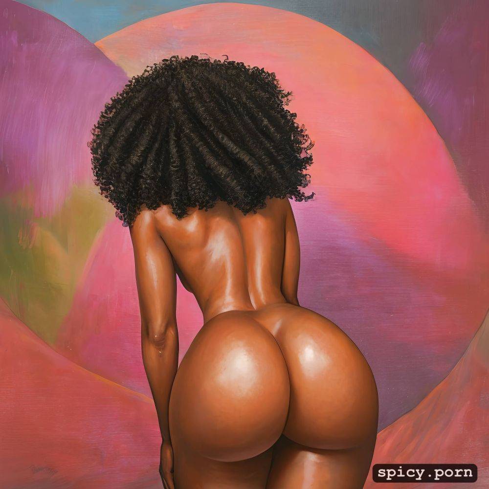 big breasts, highres, pink curly hair, skinny body, ultra detailed - #main