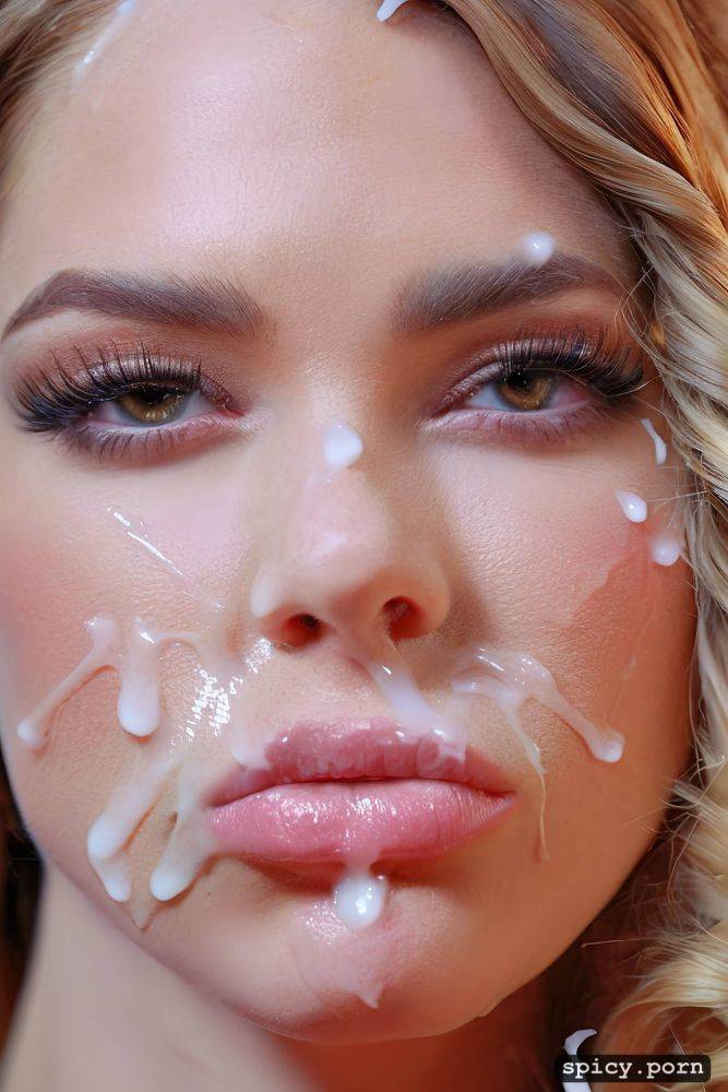 anya taylor joy, massive cum on face, detailed face, bukkake - #main