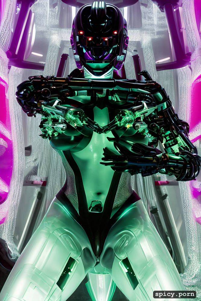 pissing freely, masumi max as borg queen from star trek, heavy metal style - #main