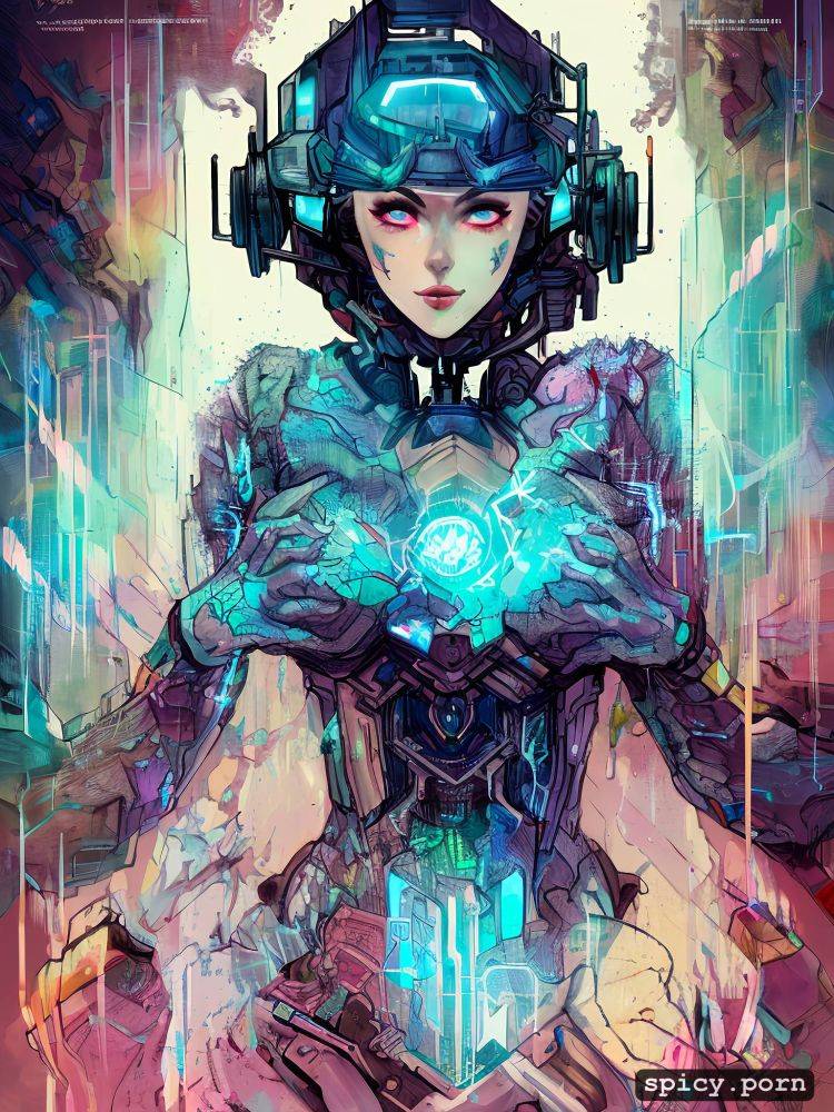 strong warrior robot, comprehensive cinematic, highly detailed - #main