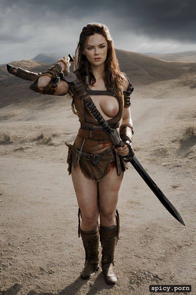 inspired by hazel armour, dwarf, a close up of a person with a sword - #main