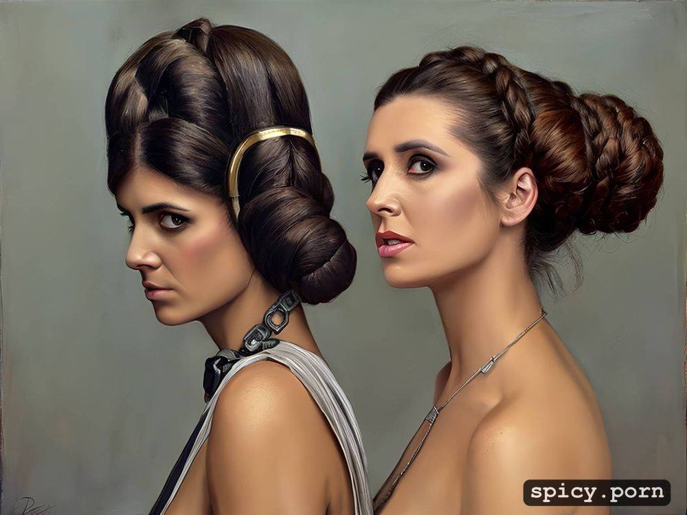 princess leia, realistic, slave, star wars - #main