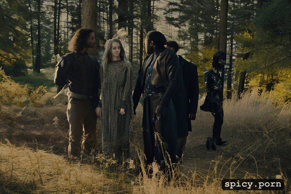 pretty face, ebony sansa stark chained to the ground also peeing - #main