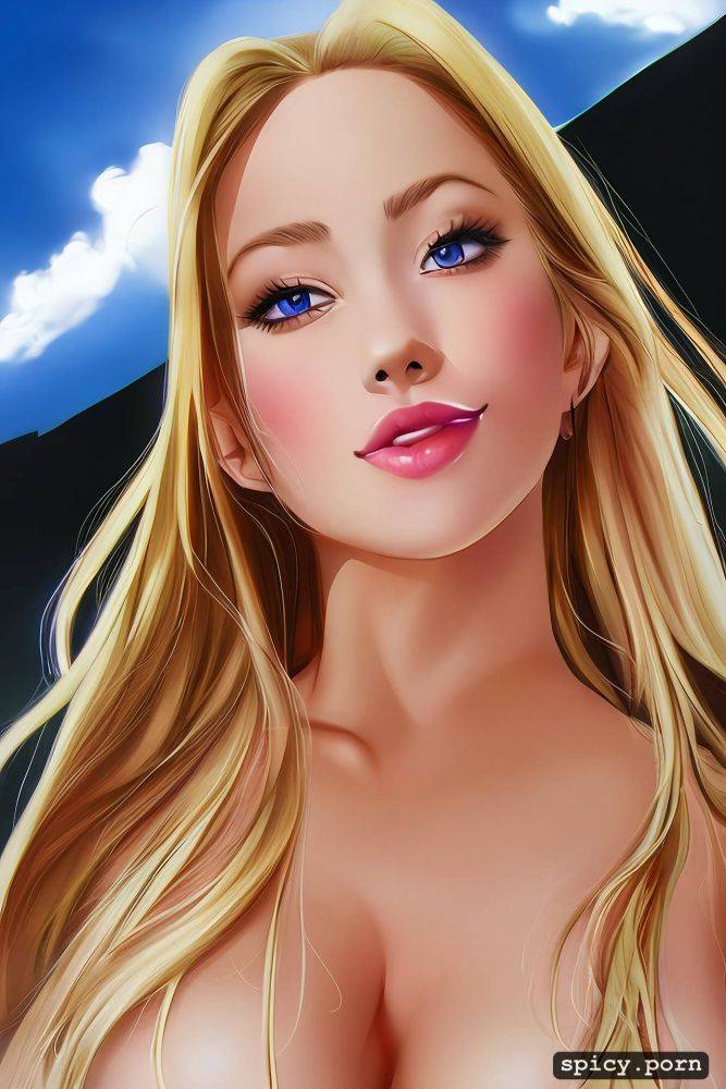 perfect face, white body, tall, long blonde hair, pink pussy - #main