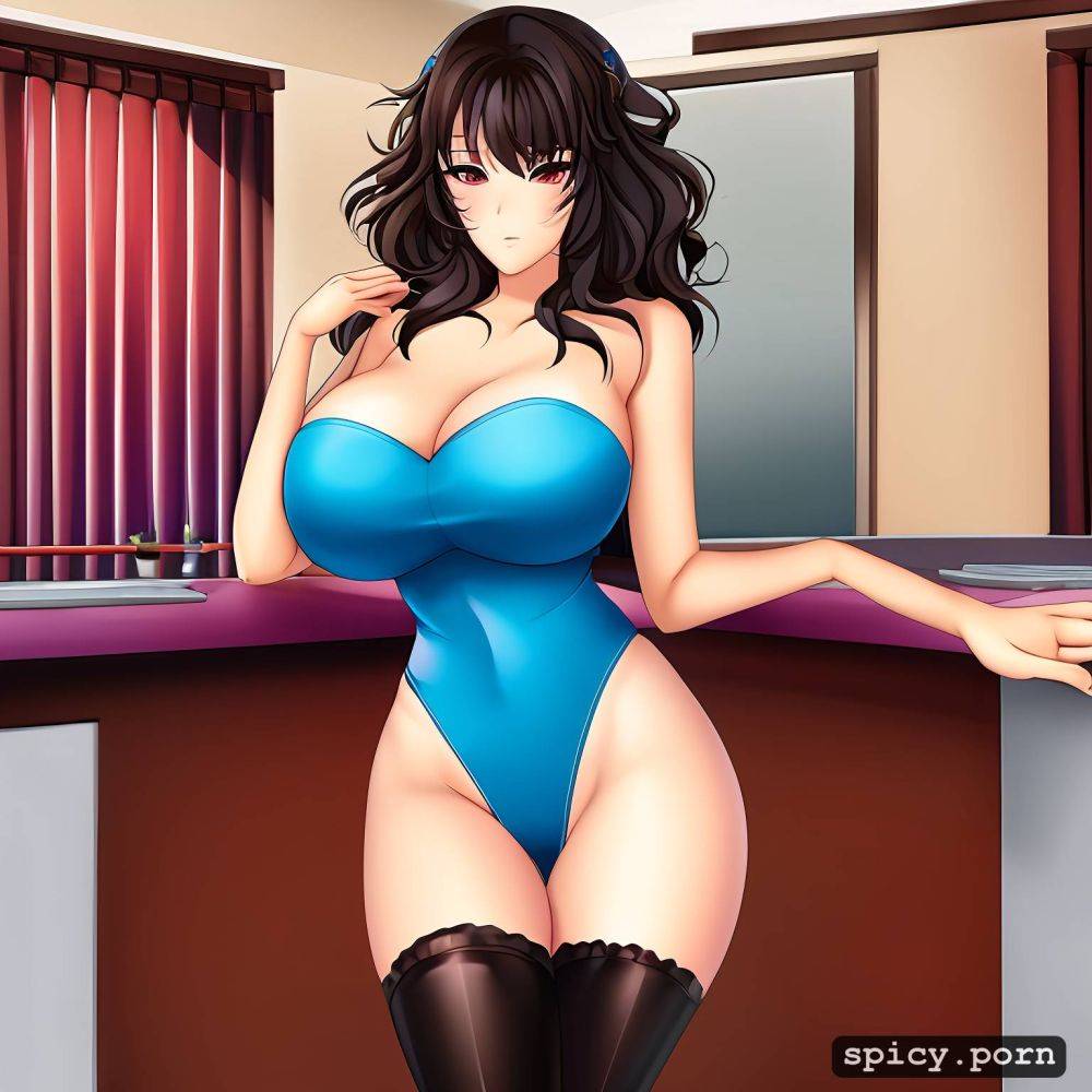 pretty face, big breasts, white asian, curly hair, hot body - #main