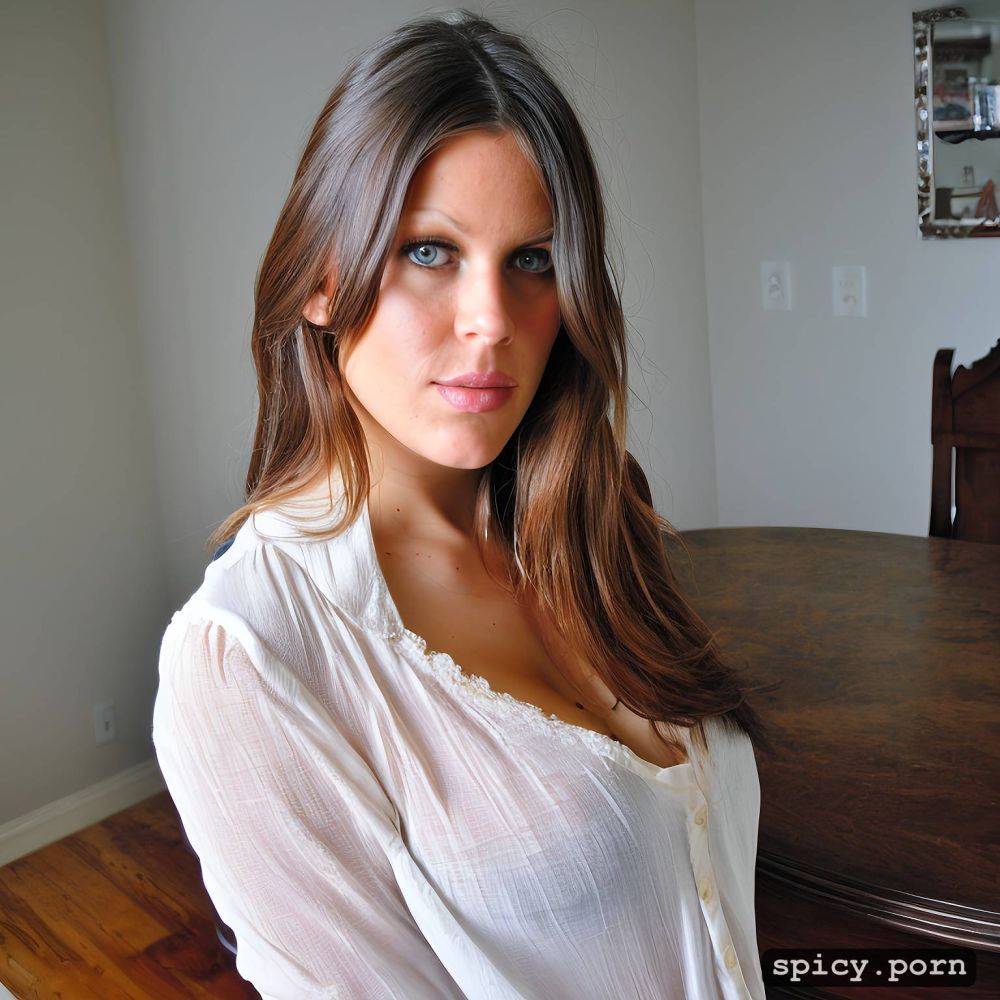 huge lips, down blouse - #main