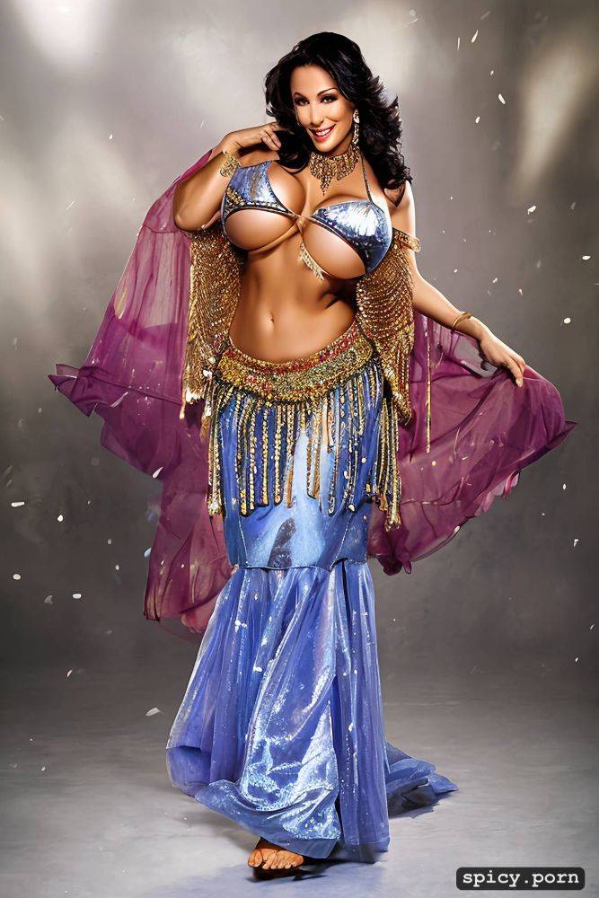 full body view, massive saggy melons, color photo, wide hips - #main
