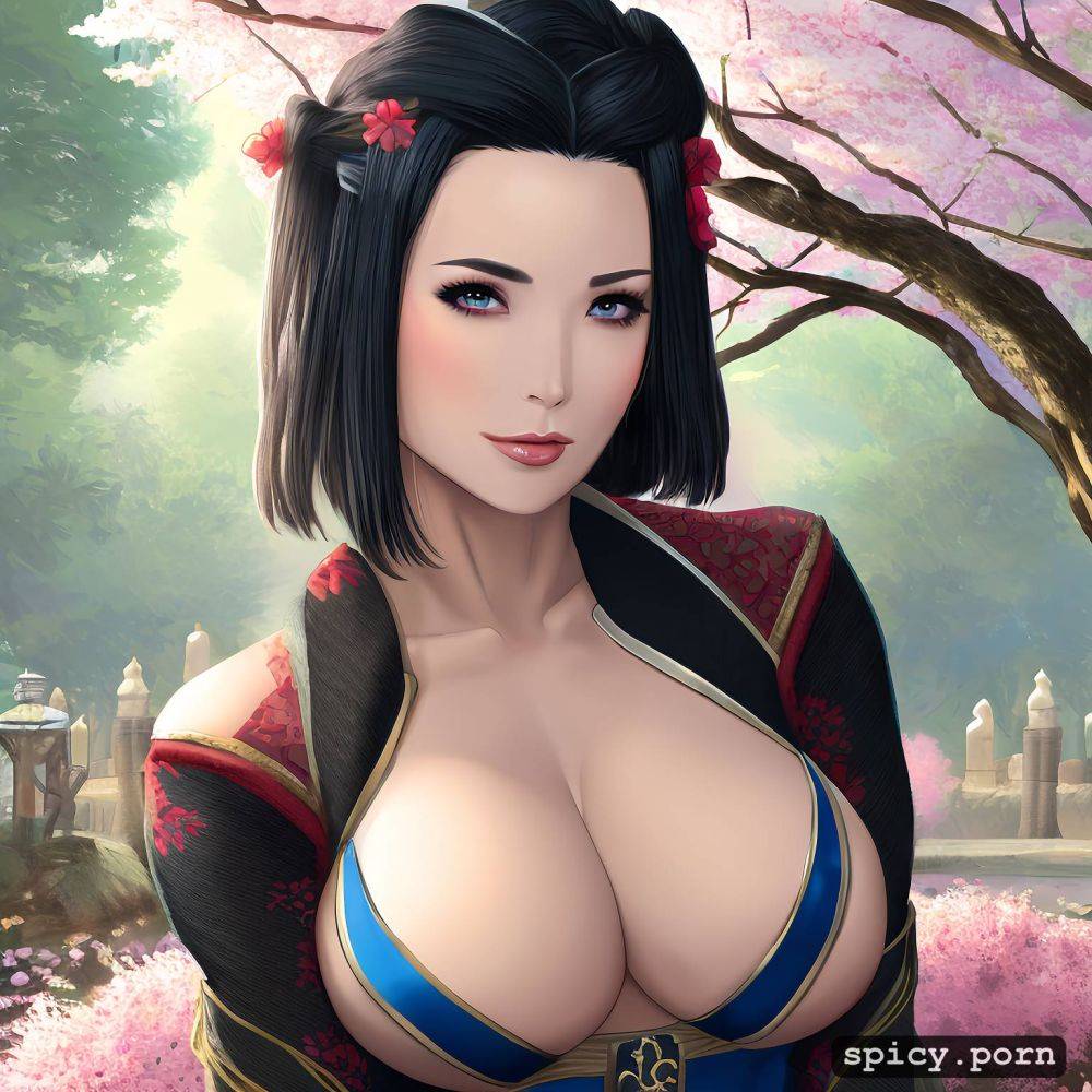 highres, masterpiece, woman cgsociety, vibrant colors, a close up of a woman in a costume - #main