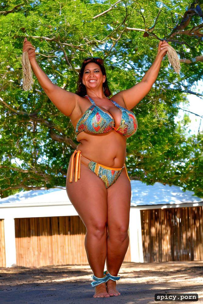 giant hanging boobs, performing on stage, color portrait, curvy body - #main