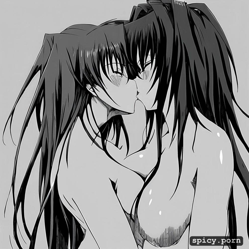 rias gremory nude that kiss akeno nude - #main