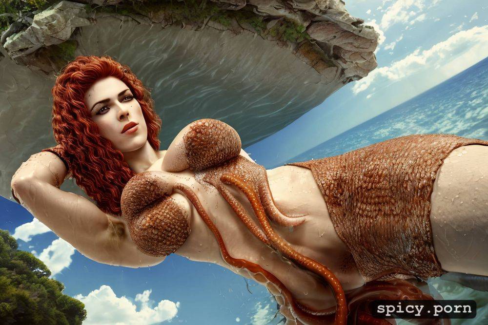 extremely detailed very hairy skin, outdoor place before little harbour village in southern france - #main