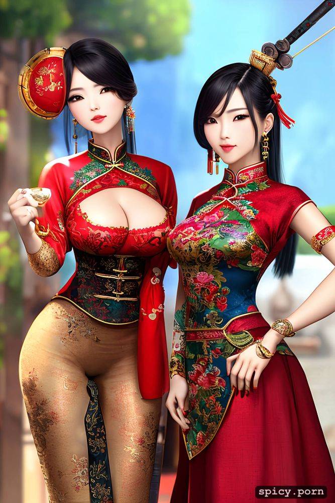 smooth skin, showing pussy, teen, showing long legs, chinese hair pins - #main