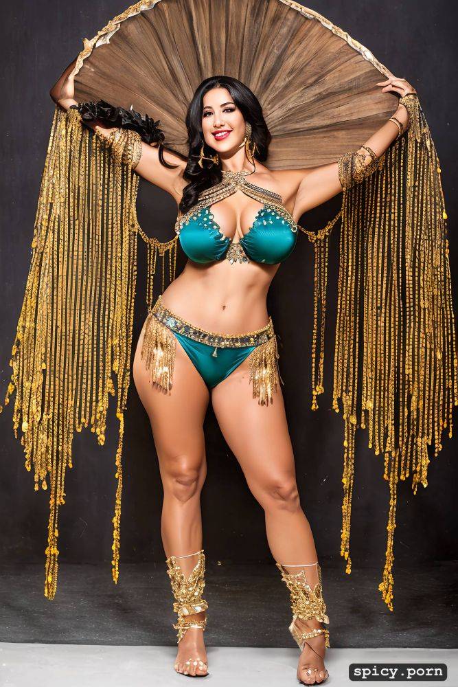 huge hanging hooters, full body view, 55 yo very beautiful bellydancer - #main