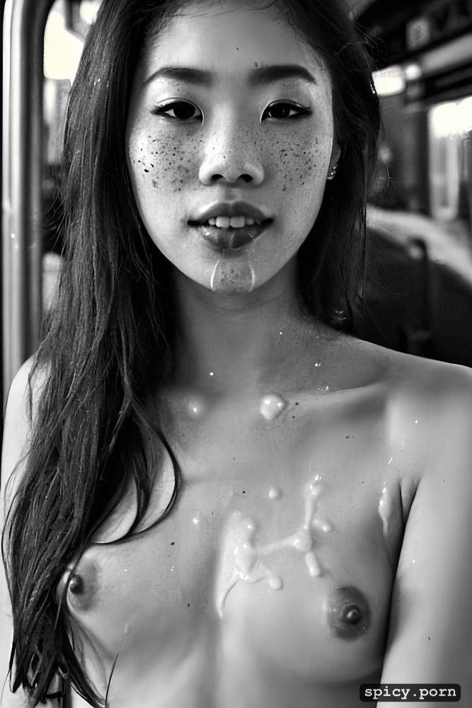 18 years old, highres, wet body, cum everywhere, very skinny - #main