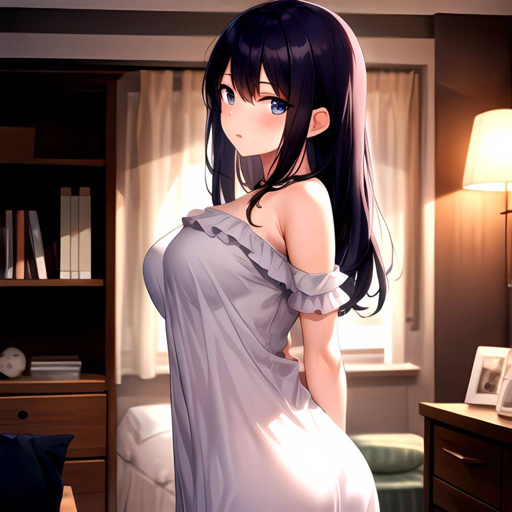 Daki Standing Facing The Viewer Arms Behind Back, 1434069804 - AIHentai - #main