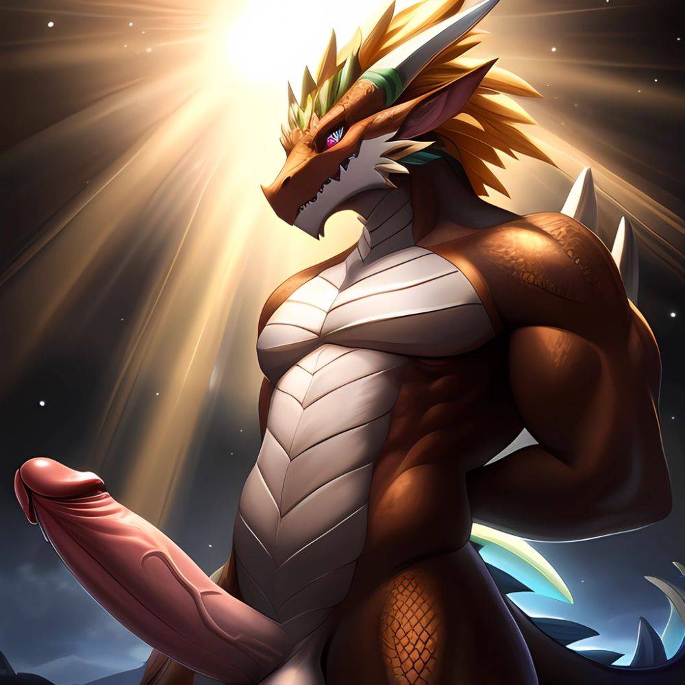 Furry Perfect Anatomy Anatomically Correct Bright Eyes Male Solo Focus Celestial Being Dragon Scales Crystal 0 6 Mineral Fauna 0, 510138199 - AIHentai - #main
