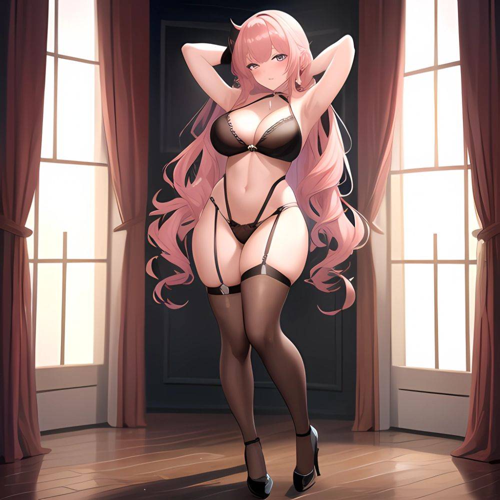 Happy Face Sexy Naughty Lingerie Big Ass Thick Thighs Absurdres Blush 1 1 Highres Detail Masterpiece Best Quality Hyper Detailed, 1032971245 - AI Hentai - #main