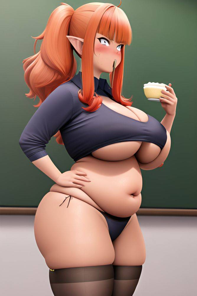 Anime Chubby Huge Boobs 70s Age Angry Face Ginger Pixie Hair Style Dark Skin 3d Strip Club Side View Eating Teacher 3664960878853641454 - AI Hentai - #main