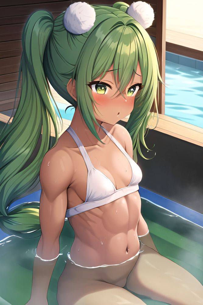 Anime Muscular Small Tits 80s Age Orgasm Face Green Hair Pigtails Hair Style Dark Skin Soft + Warm Yacht Side View Bathing Geisha 3664984073824986163 - AI Hentai - #main