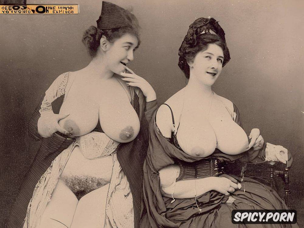 victorian era england, licking and biting her nipple, british beauty - #main